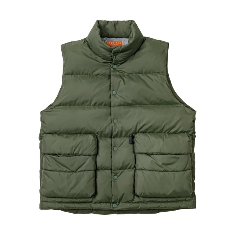 Lightweight Women's Down Vest - Boxy Quilted, Nylon Winter - Image 10