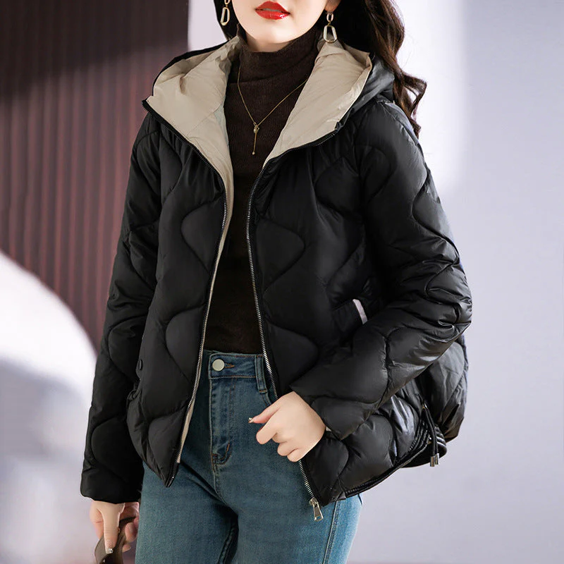Lightweight Women’s Puffer Coat - Slim Quilted Warm - Image 3