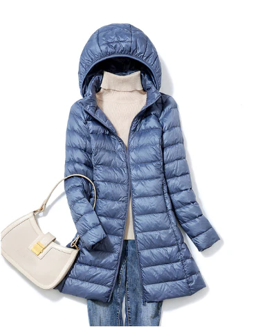 Lightweight Women's Quilted Jacket - Slim Mid Thigh - Image 6