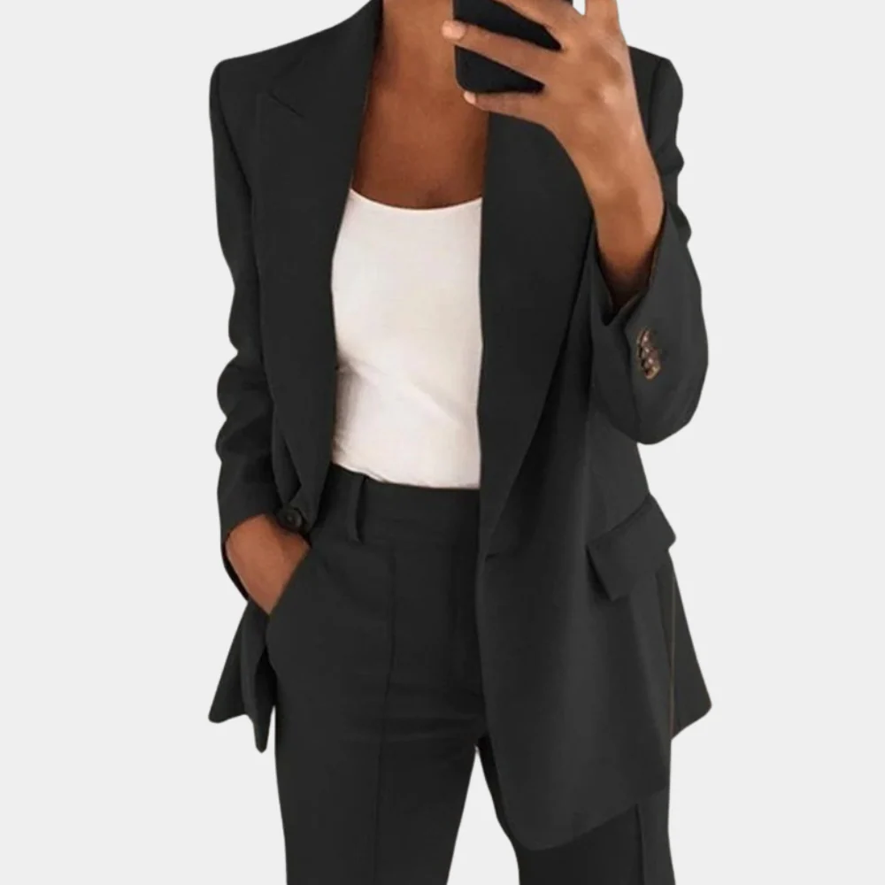 Lightweight women's blazer – modern fit, breathable fabric, for work or casual wear - Image 5