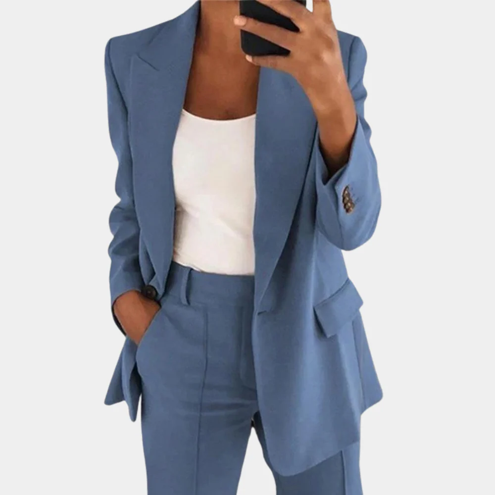 Lightweight women's blazer – modern fit, breathable fabric, for work or casual wear - Image 6