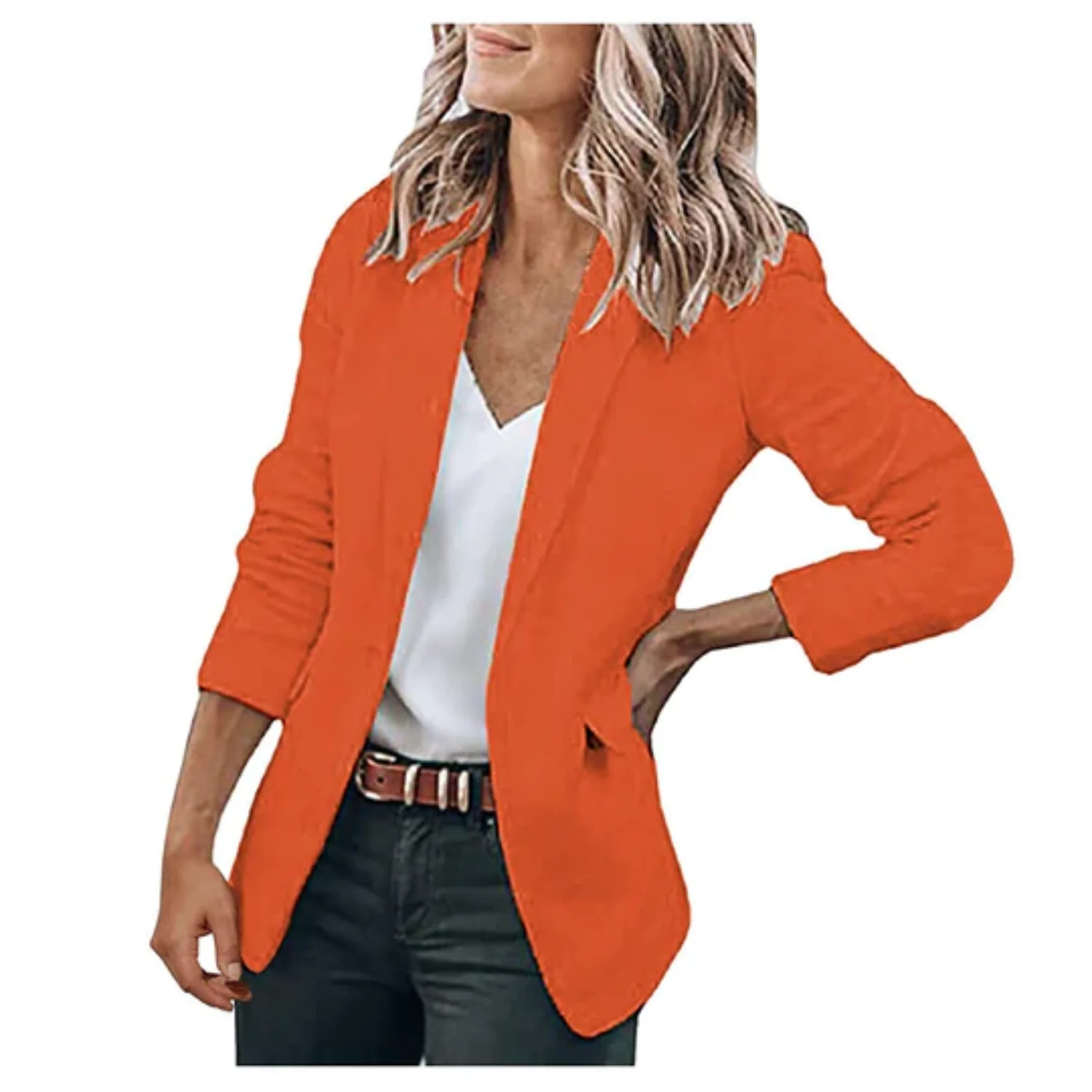 Lightweight women's blazer – tailored fit, durable fabric, for formal and casual occasions - Image 15