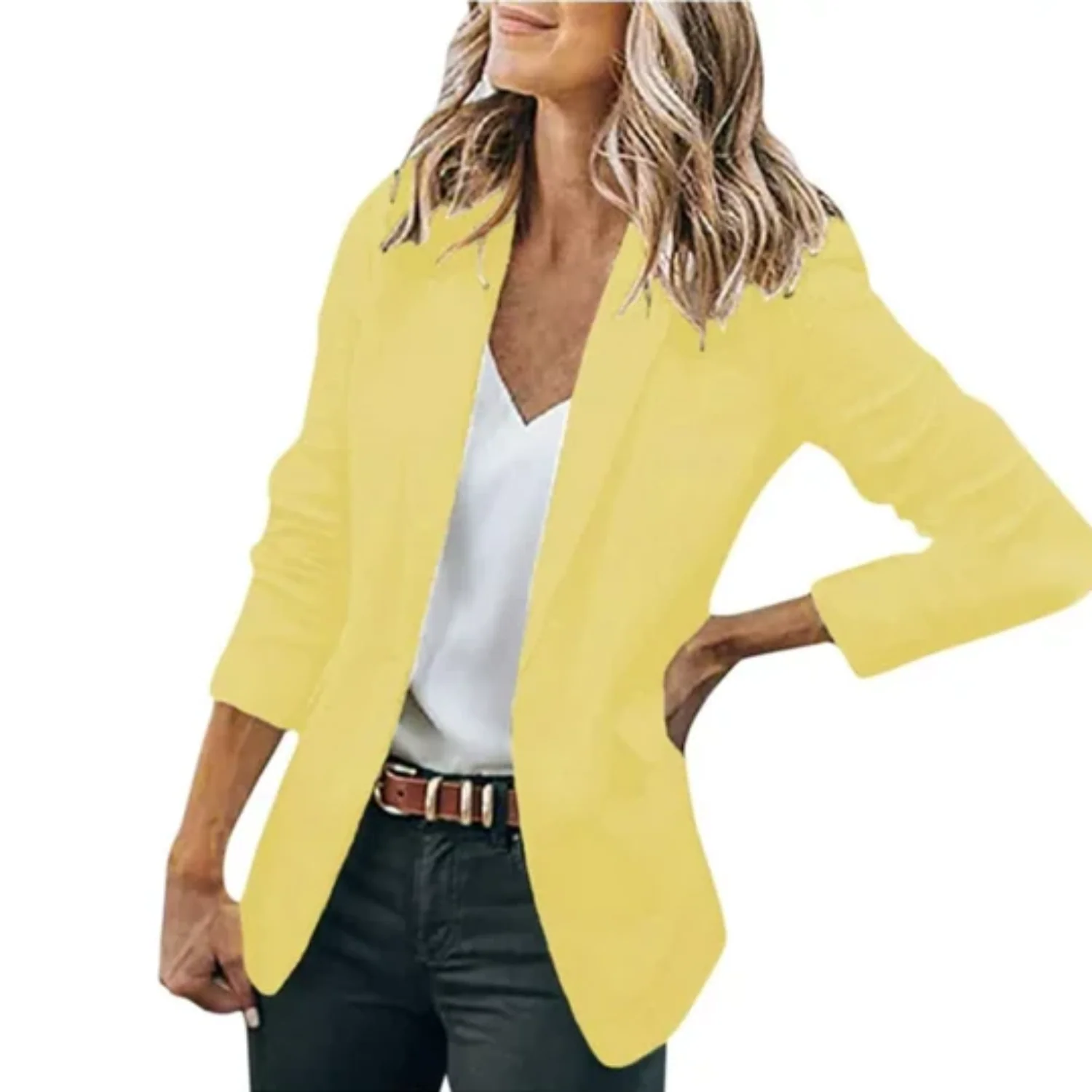 Lightweight women's blazer – tailored fit, durable fabric, for formal and casual occasions - Image 17