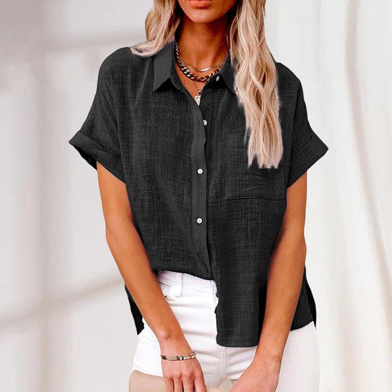 Lightweight women's blouse – relaxed fit, breathable fabric, for summer outings - Image 5