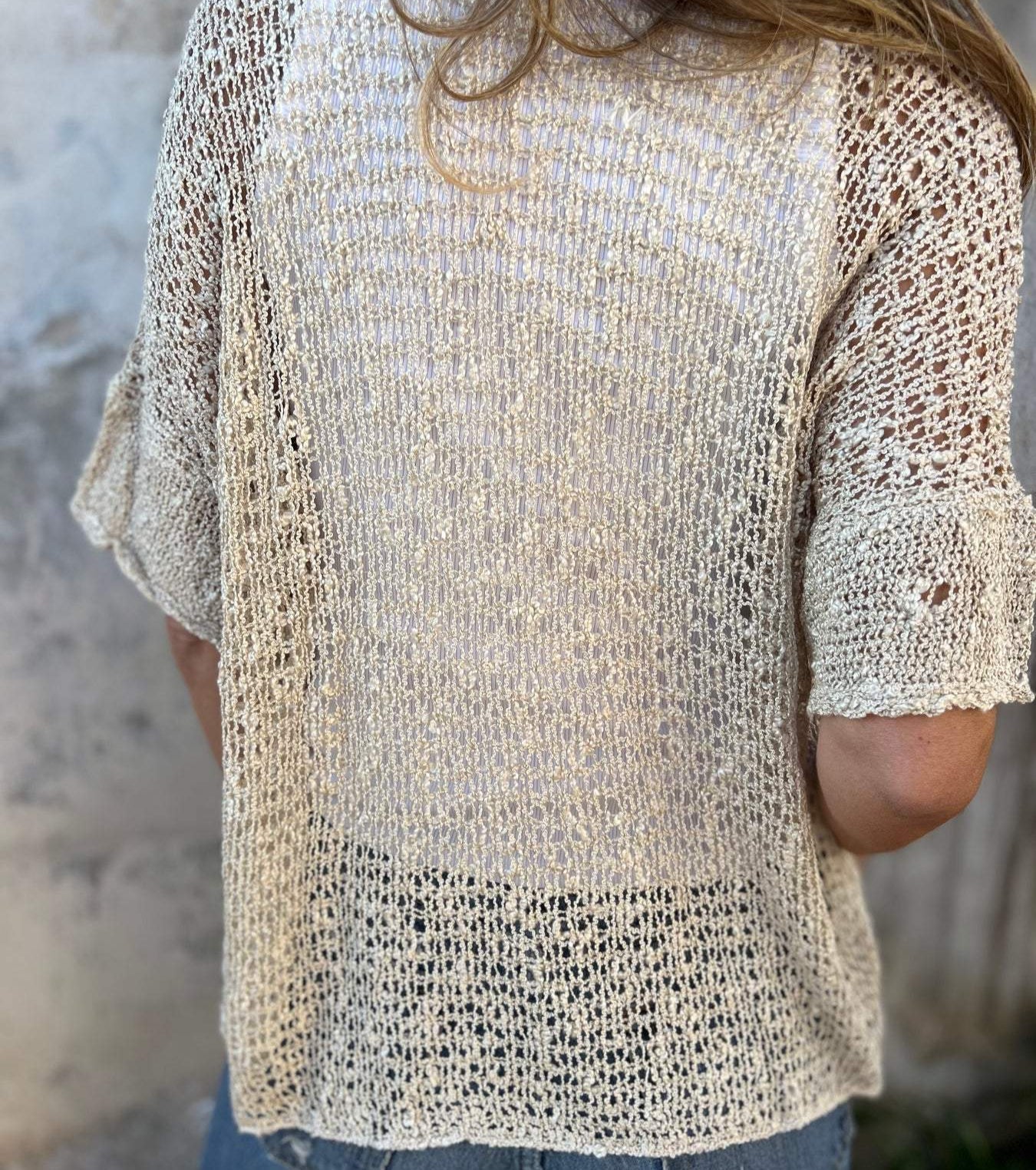 Lightweight Women's Cardigan Sweater, Airy Summer Layer for Casual Outings and Beach, Available in Multiple Sizes - Image 4