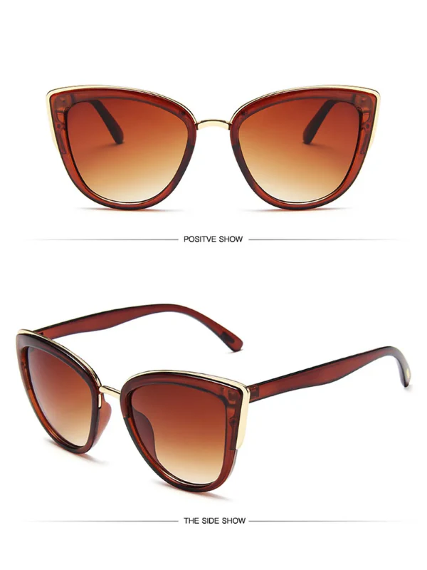 Lightweight women’s cat eye sunglasses – UV400 protection, trendy design, for summer 2025 - Image 9