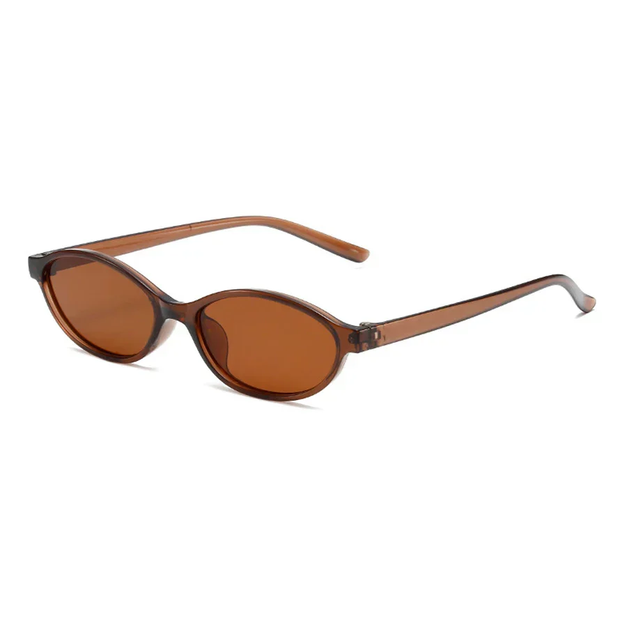 Lightweight women's cat-eye sunglasses – retro oval design, high-quality plastic, for daily wear - Image 3