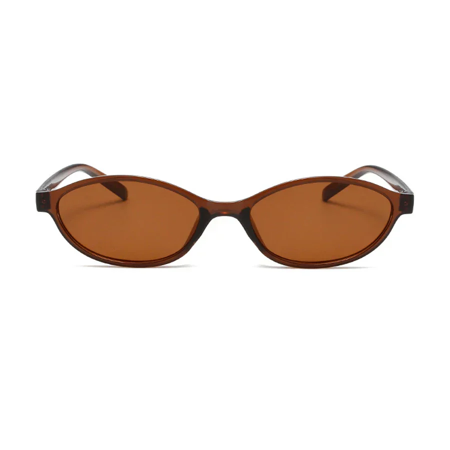 Lightweight women's cat-eye sunglasses – retro oval design, high-quality plastic, for daily wear - Image 4