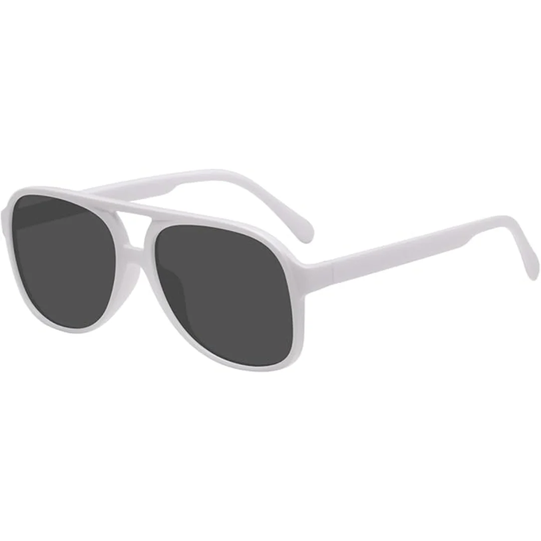Lightweight women's retro aviator sunglasses – oversized frame, UV400 protection, for summer outings - Image 5
