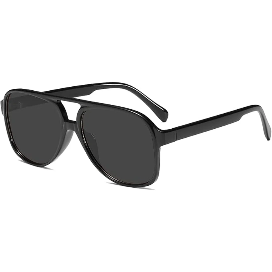 Lightweight women's retro aviator sunglasses – oversized frame, UV400 protection, for summer outings - Image 9