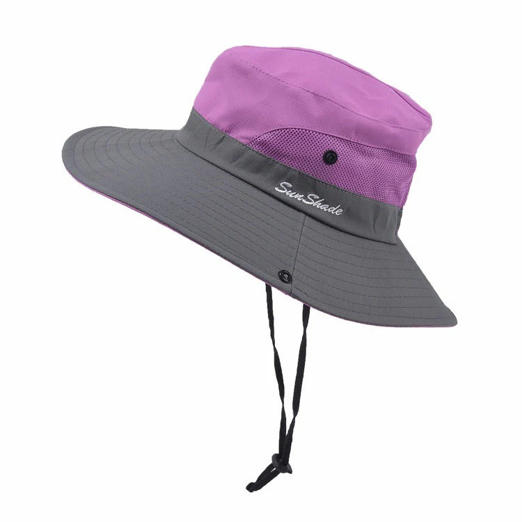 Lightweight women's sun hat – wide brim design, UV protection, for beach and outdoor activities - Image 10