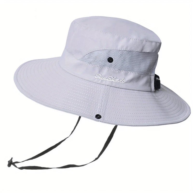 Lightweight women's sun hat – wide brim design, UV protection, for beach and outdoor activities - Image 11