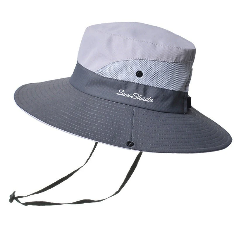 Lightweight women's sun hat – wide brim design, UV protection, for beach and outdoor activities - Image 12
