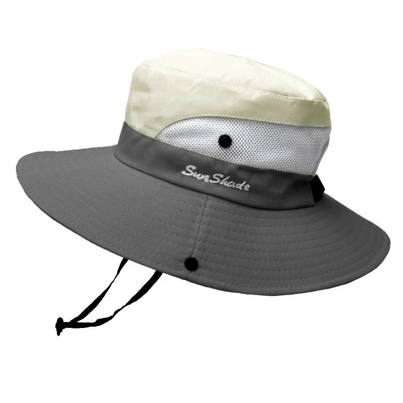 Lightweight women's sun hat – wide brim design, UV protection, for beach and outdoor activities - Image 14