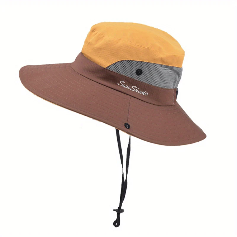 Lightweight women's sun hat – wide brim design, UV protection, for beach and outdoor activities - Image 15