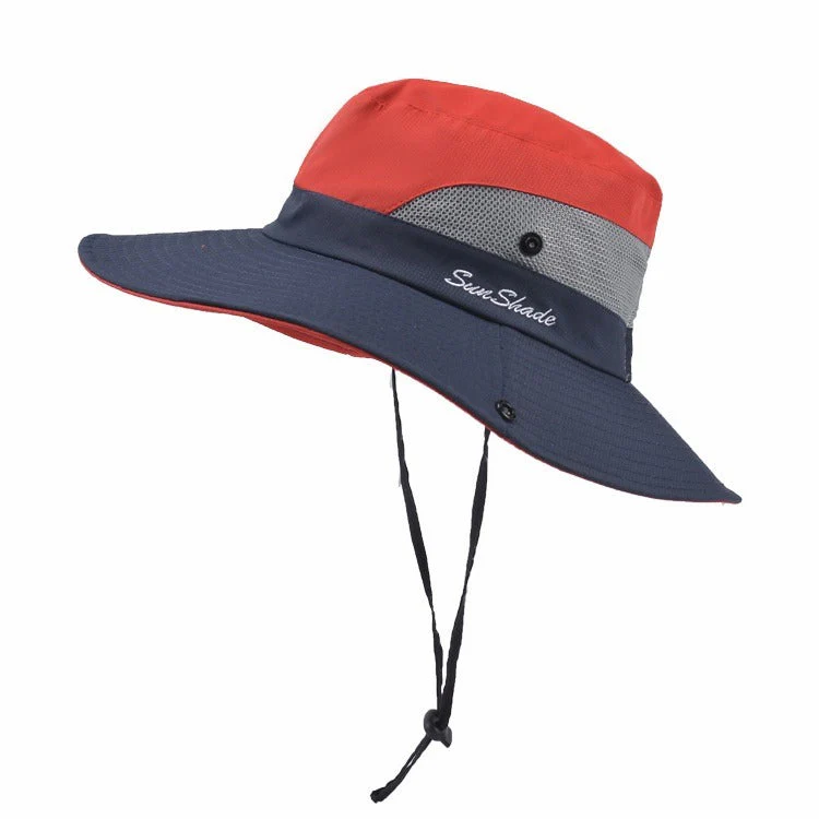 Lightweight women's sun hat – wide brim design, UV protection, for beach and outdoor activities - Image 21