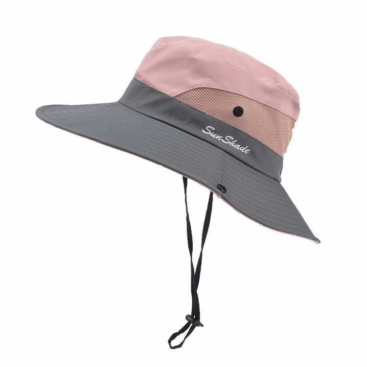 Lightweight women's sun hat – wide brim design, UV protection, for beach and outdoor activities - Image 7