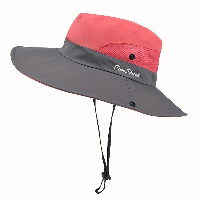 Lightweight women's sun hat – wide brim design, UV protection, for beach and outdoor activities - Image 8