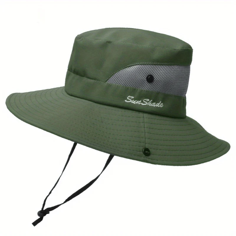 Lightweight women's sun hat – wide brim design, UV protection, for beach and outdoor activities - Image 9
