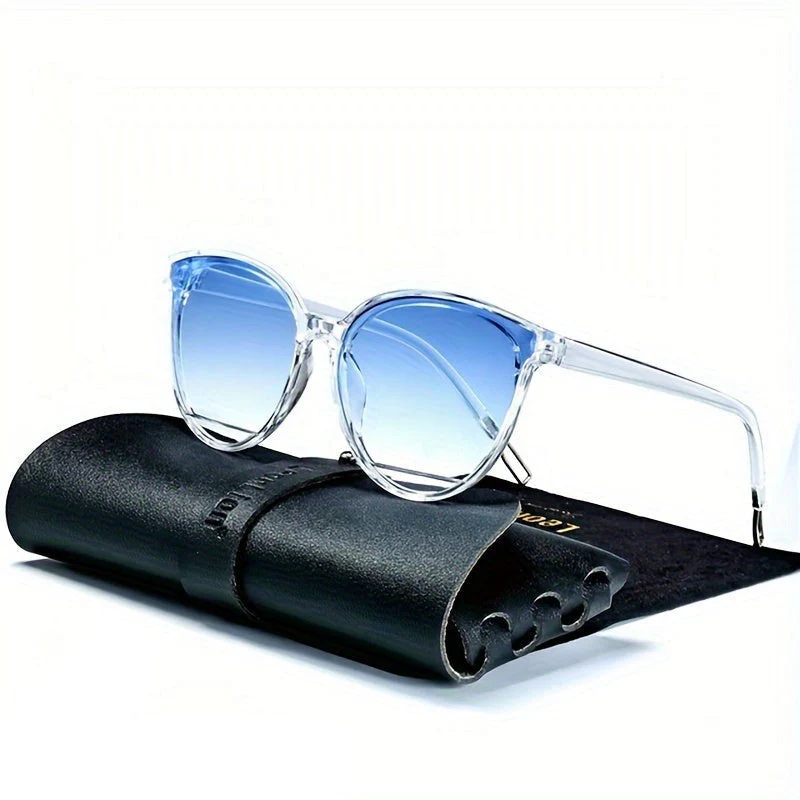 Lightweight women's sunglasses – fashionable cat-eye design, UV400 protection, for sunny days - Image 2