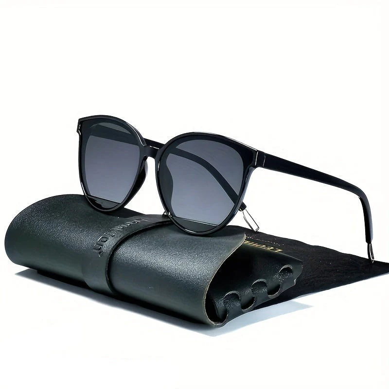 Lightweight women's sunglasses – fashionable cat-eye design, UV400 protection, for sunny days - Image 4