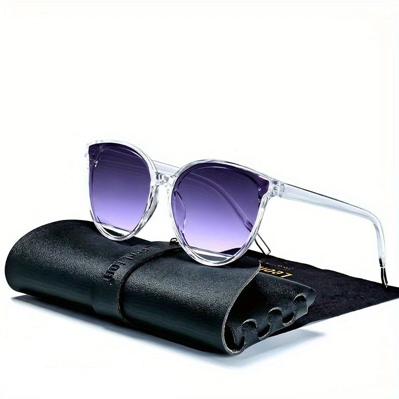 Lightweight women's sunglasses – fashionable cat-eye design, UV400 protection, for sunny days - Image 5
