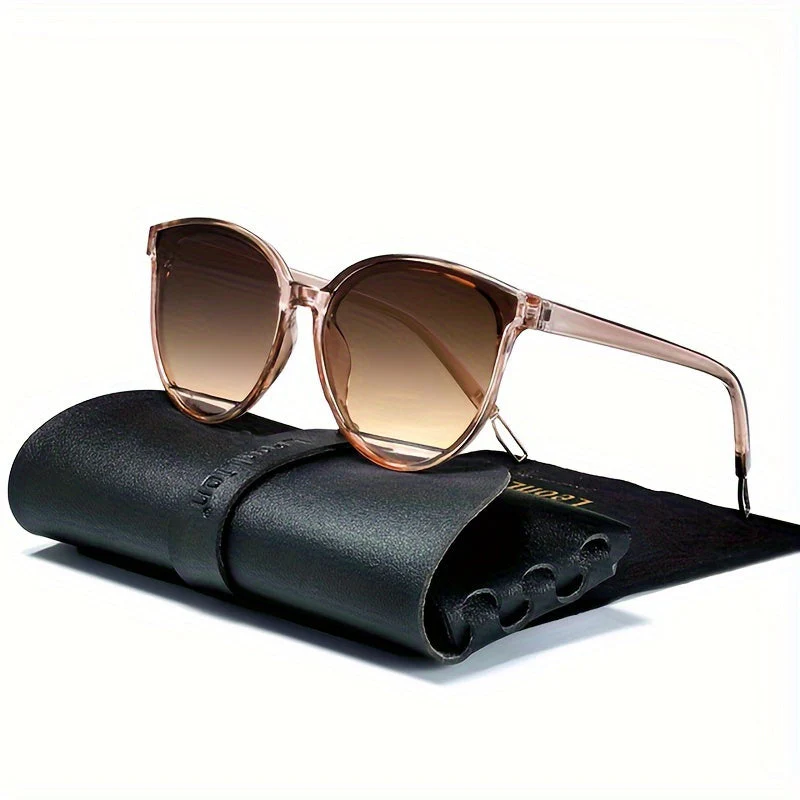 Lightweight women's sunglasses – fashionable cat-eye design, UV400 protection, for sunny days - Image 9