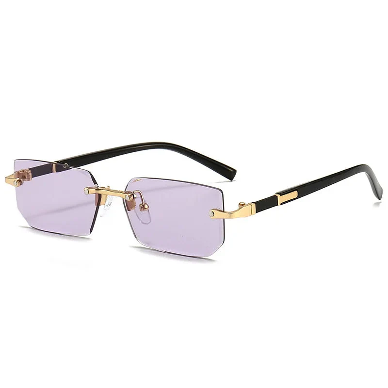 Lightweight women’s sunglasses – rectangular frame, minimalist design, for summer - Image 6