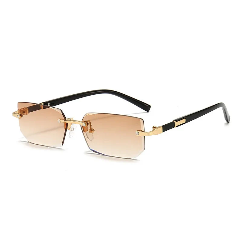Lightweight women’s sunglasses – rectangular frame, minimalist design, for summer - Image 7