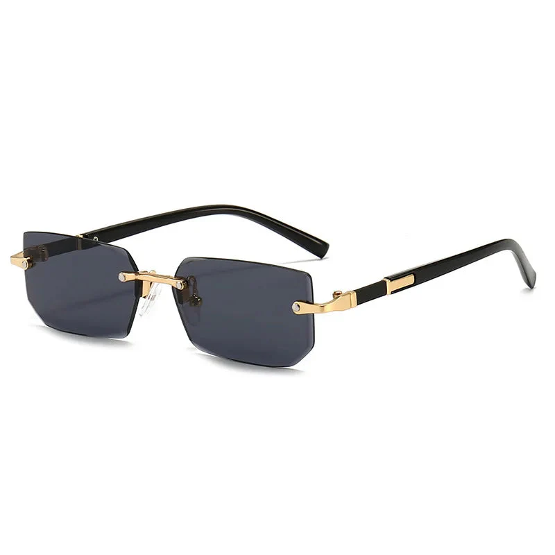Lightweight women’s sunglasses – rectangular frame, minimalist design, for summer - Image 8