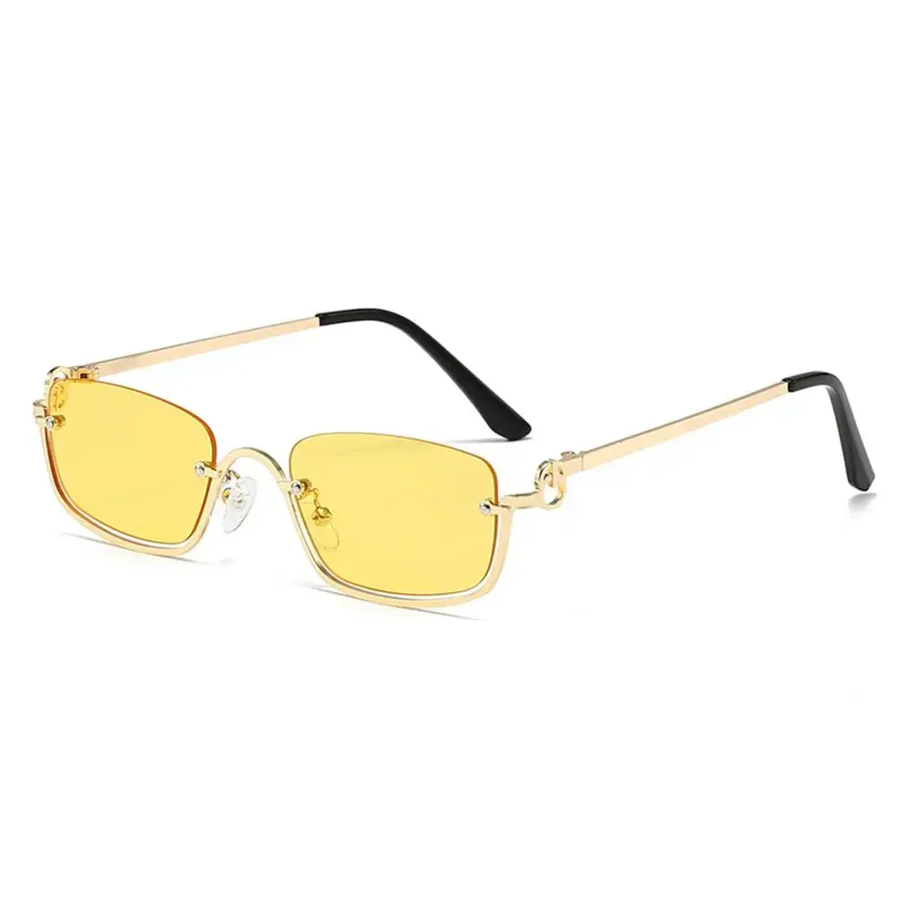 Lightweight women’s sunglasses – retro metal frame design, polycarbonate lenses, for casual and outdoor activities - Image 10
