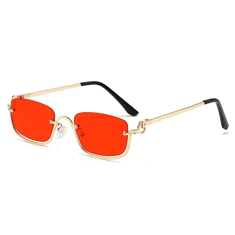 Lightweight women’s sunglasses – retro metal frame design, polycarbonate lenses, for casual and outdoor activities - Image 4