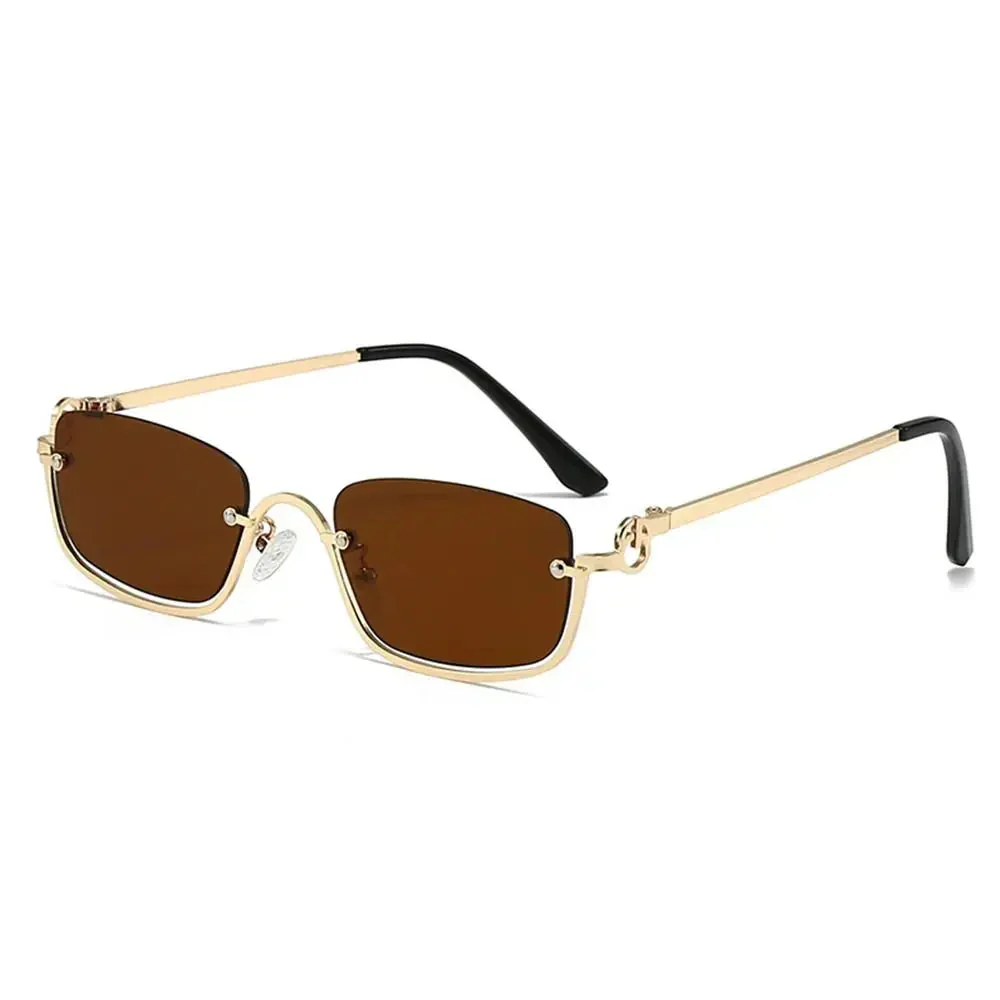 Lightweight women’s sunglasses – retro metal frame design, polycarbonate lenses, for casual and outdoor activities - Image 7