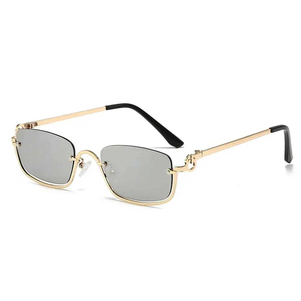 Lightweight women’s sunglasses – retro metal frame design, polycarbonate lenses, for casual and outdoor activities - Image 9