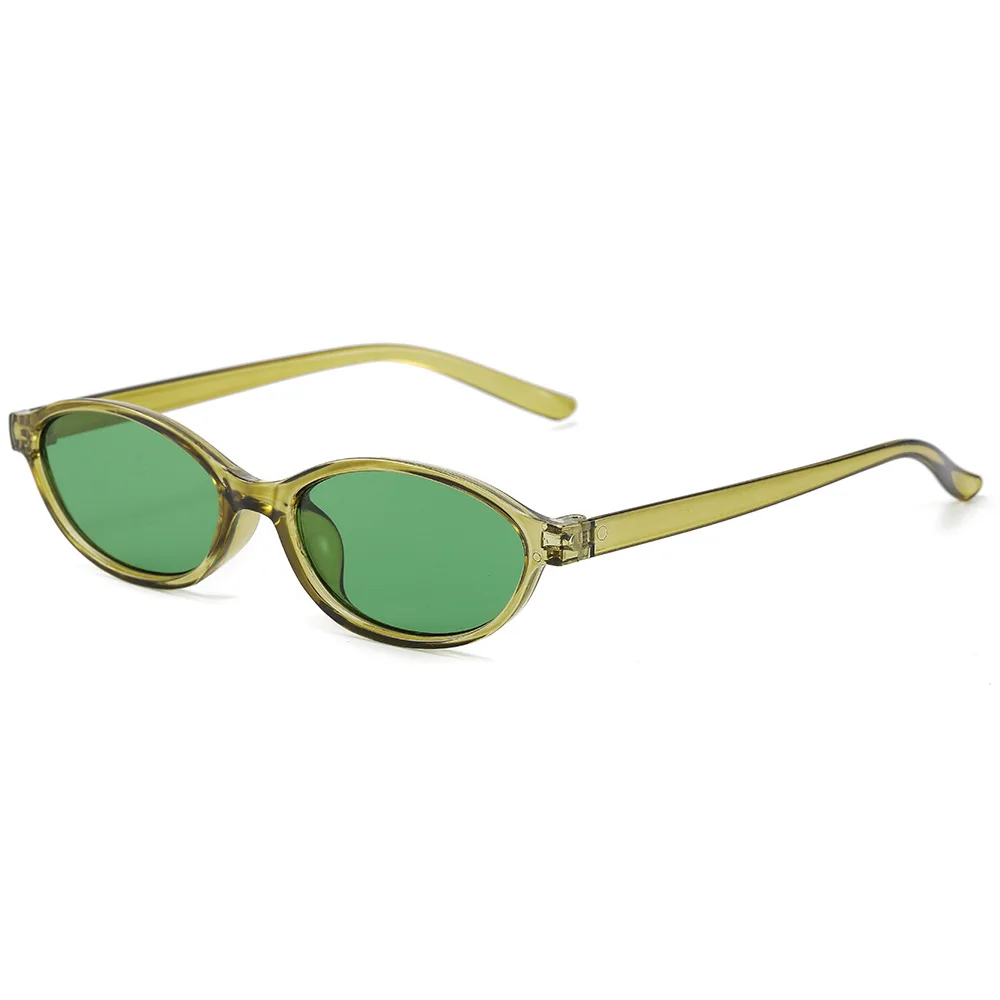 Lightweight women’s sunglasses – retro oval design, leopard print, for everyday wear - Image 10