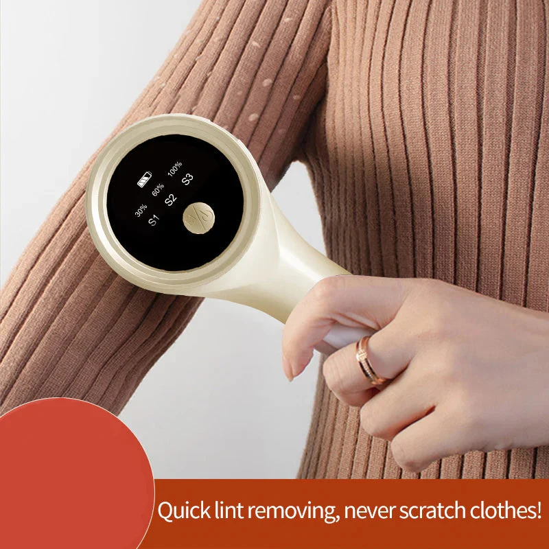 Lint Remover for Clothing Electric Fluff Shaver Portable Rechargeable Fabric Hair Ball Remover - Image 3