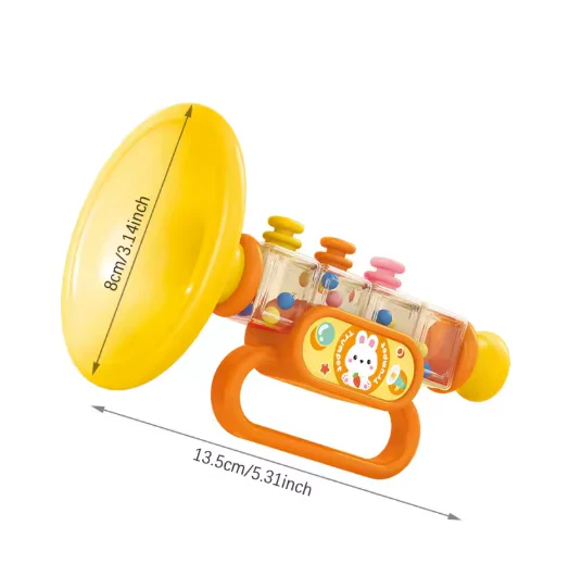 Little Rabbit Horn Toy - Baby Blow Cartoon Harmonica Musical Instrument - Image 3
