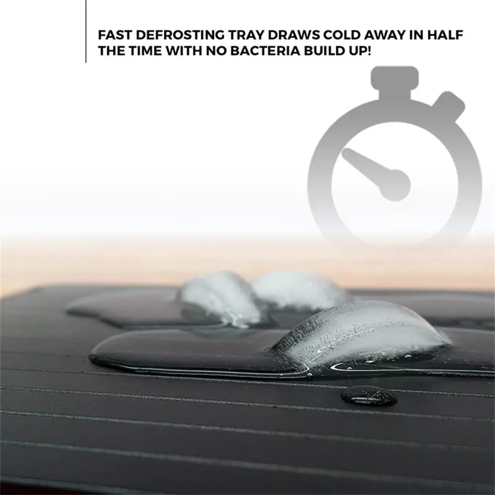 Fast Defrosting Aluminum Tray With Brush Thaw Board - Image 6