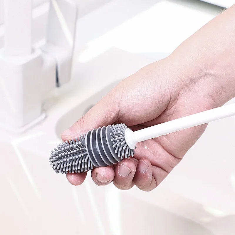 Long Handle Silicone Cleaning Brush - Household Stain Remover for Cups & No Dead Corners - Image 4