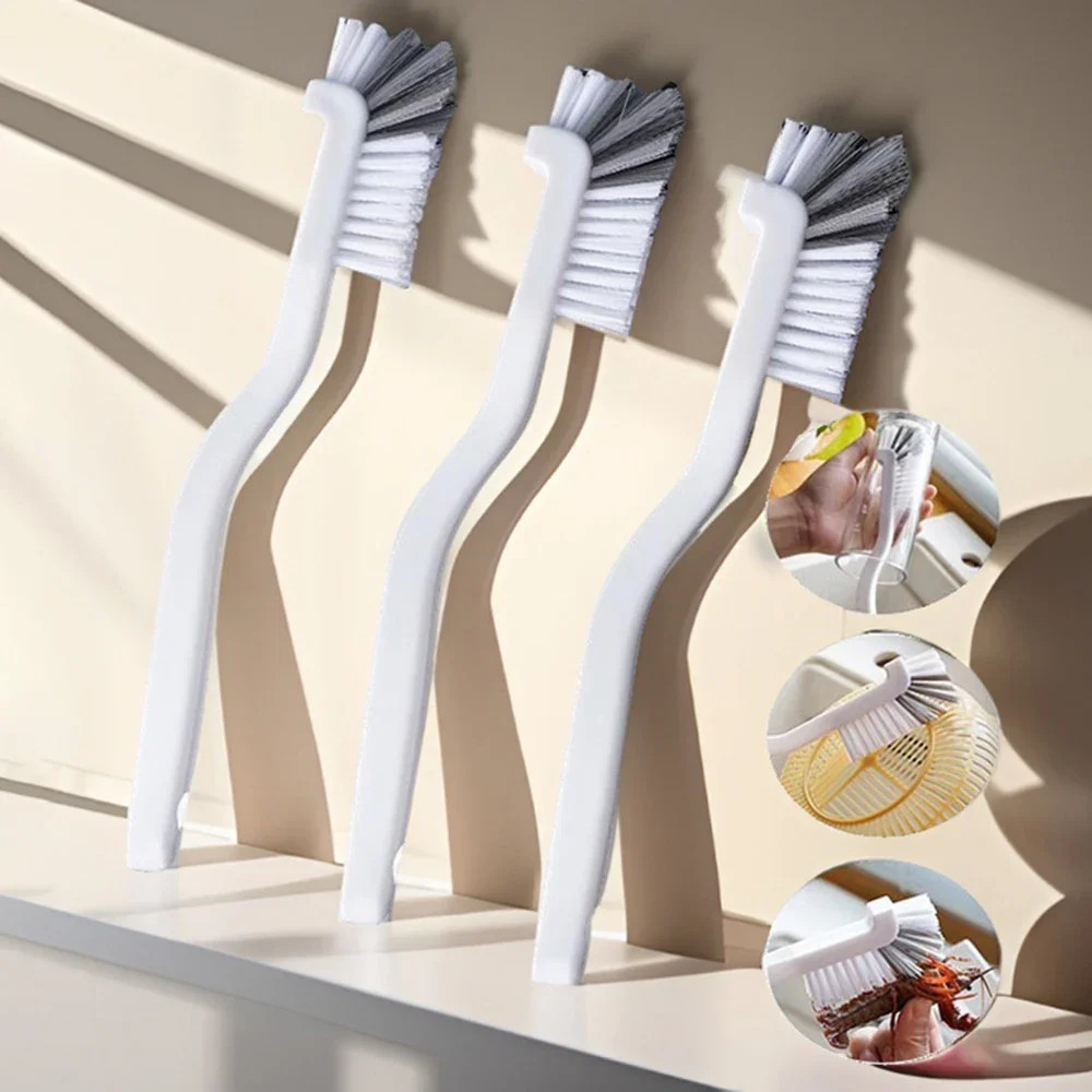 Long Handle Sink Brush for Household Cleaning - Cup Brush with Elbow Design