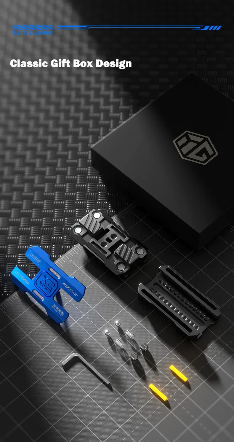Luminous Push Slider Metal Fidget Toy EDC Stress Relief - Image 19
