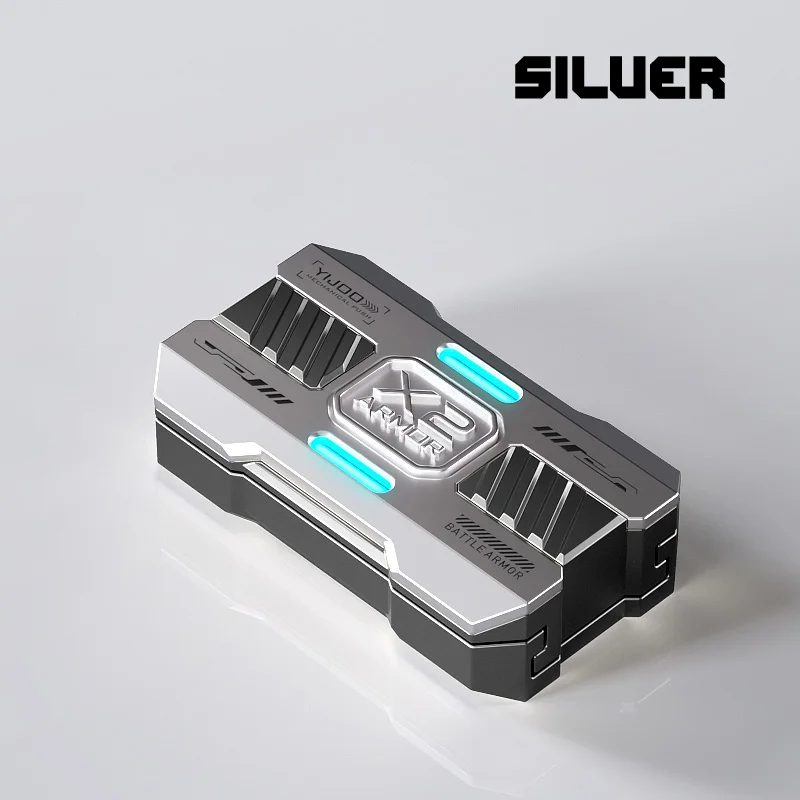 Luminous Push Slider Metal Fidget Toy EDC Stress Relief - Image 23