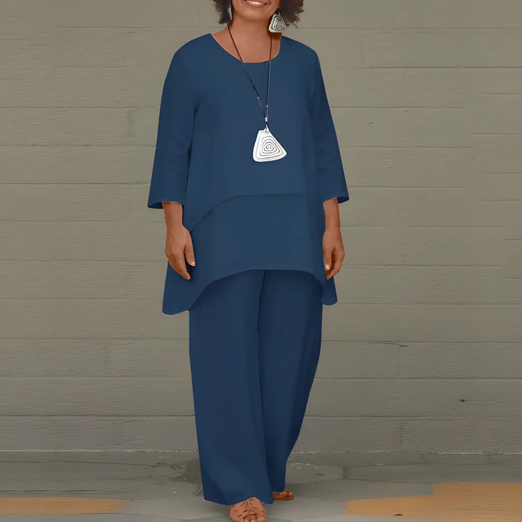 Luxurious women's clothing set – elegant design, high-quality cotton, for any occasion