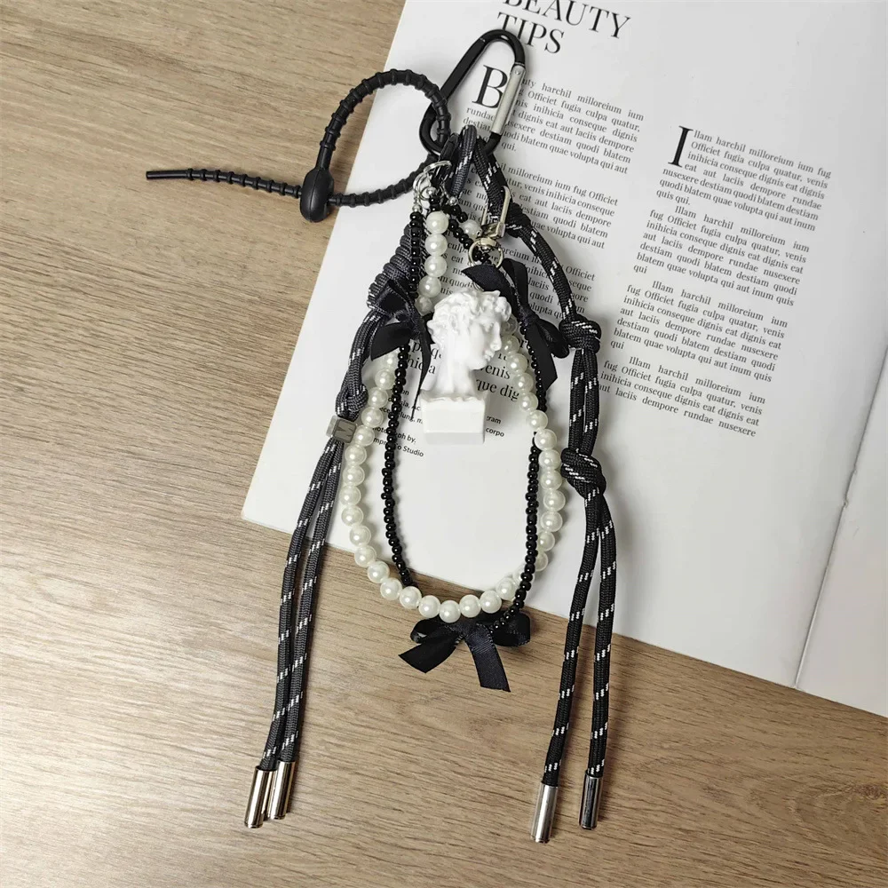 Braid Rope Bag Charm Leather Dachshund Keychain Aesthetic - Image 21