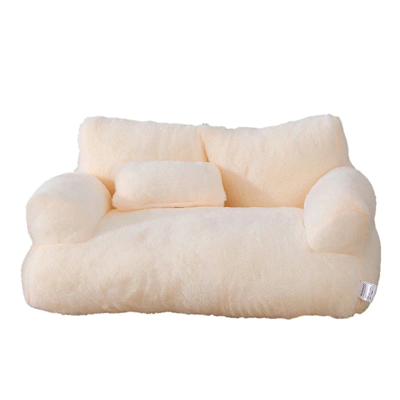 Luxury Cat Bed Sofa - Winter Warm Plush Nest for Small Medium Dogs and Cats - Image 5
