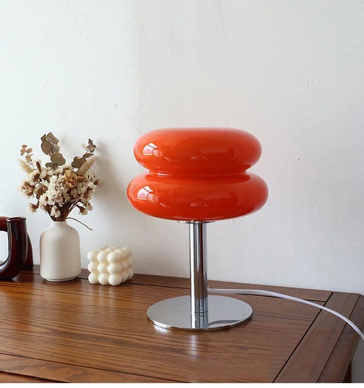 Macaron Glass Table Lamp Trichrome Night Light Eye Guard - Image 10