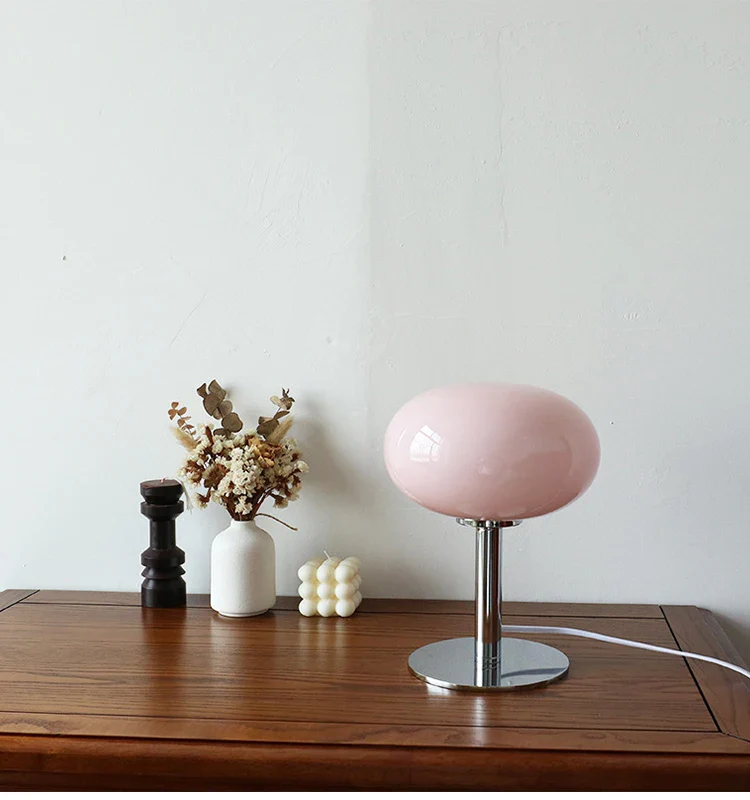 Macaron Glass Table Lamp Trichrome Night Light Eye Guard - Image 14