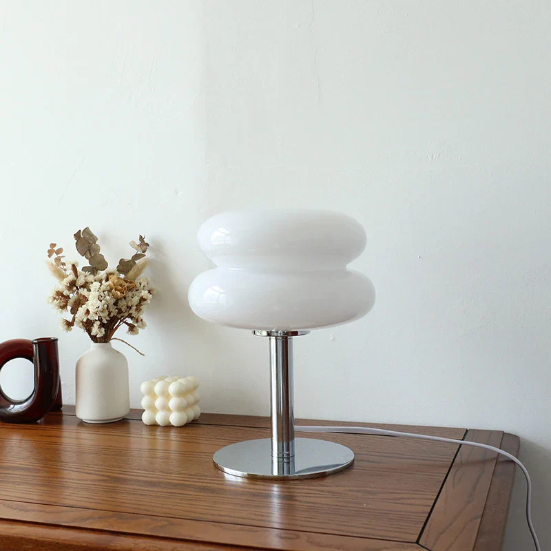 Macaron Glass Table Lamp Trichrome Night Light Eye Guard - Image 27