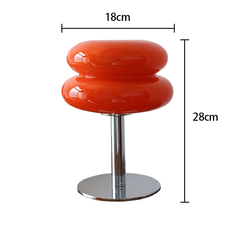 Macaron Glass Table Lamp Trichrome Night Light Eye Guard - Image 6