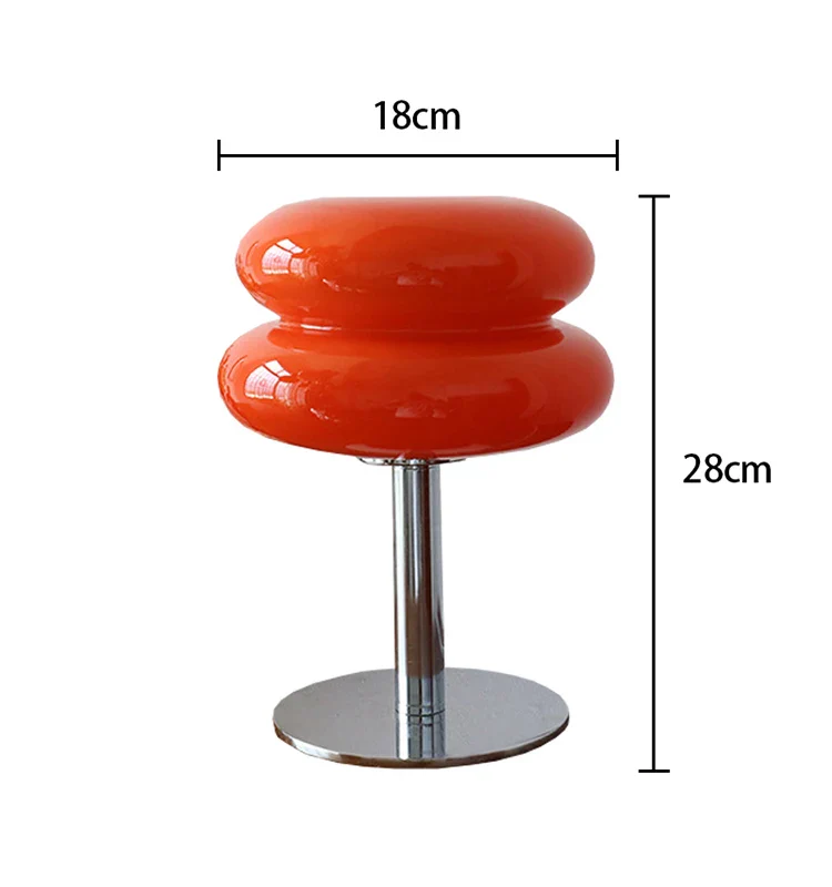 Macaron Glass Table Lamp Trichrome Night Light Eye Guard - Image 8